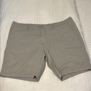 Duck Head Men's Flat Front Shorts - Gray